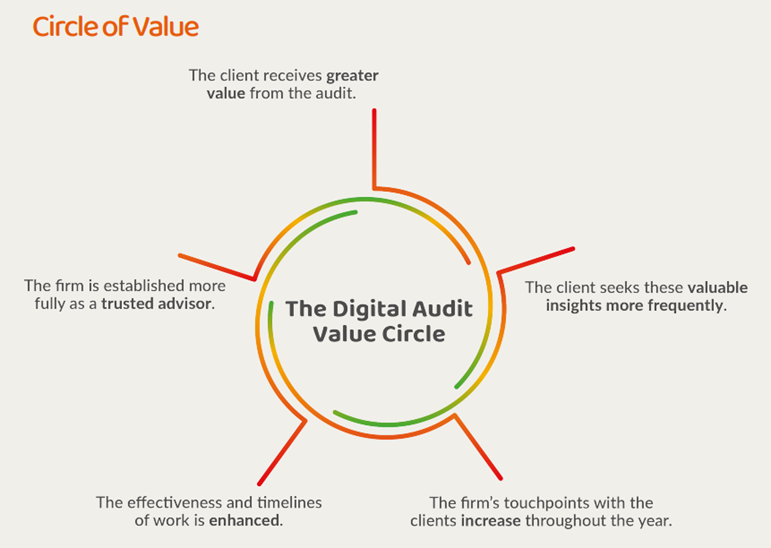 The digital audit value circle